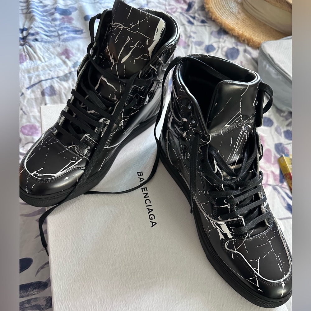 Balenciaga marble cotes sneakers - 100% Authentic and Brand New